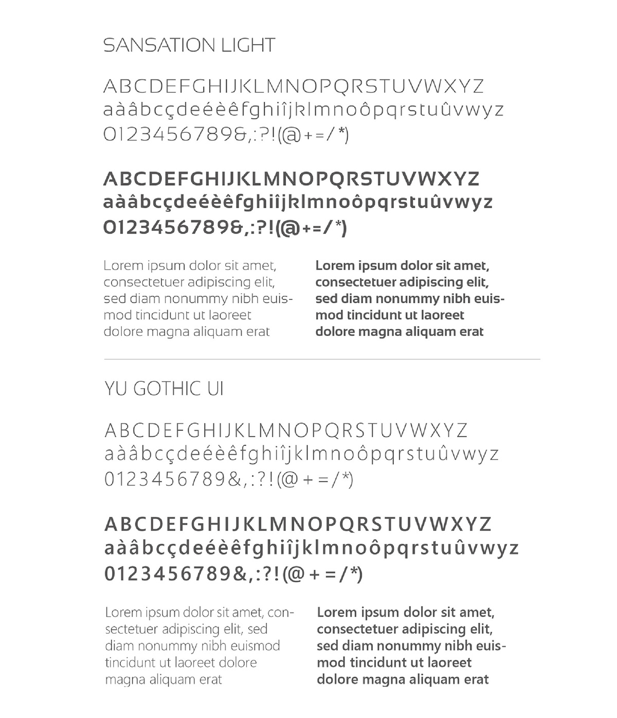 Typography La Végétale For Ever