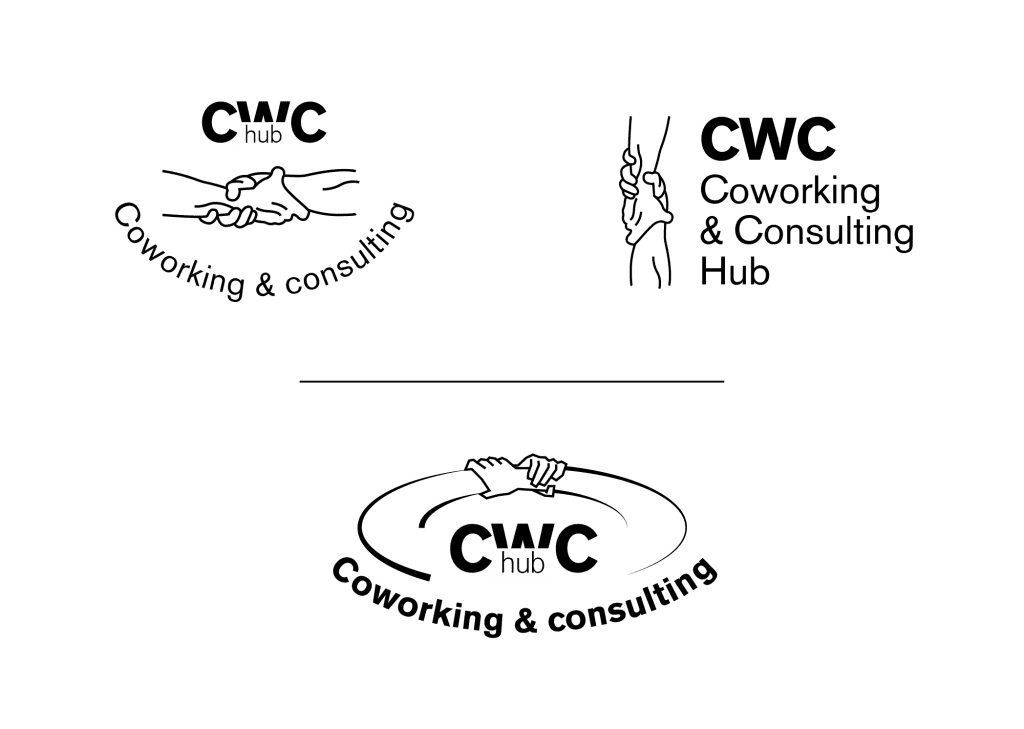 Exploration visuelle Logo CWC Hub
