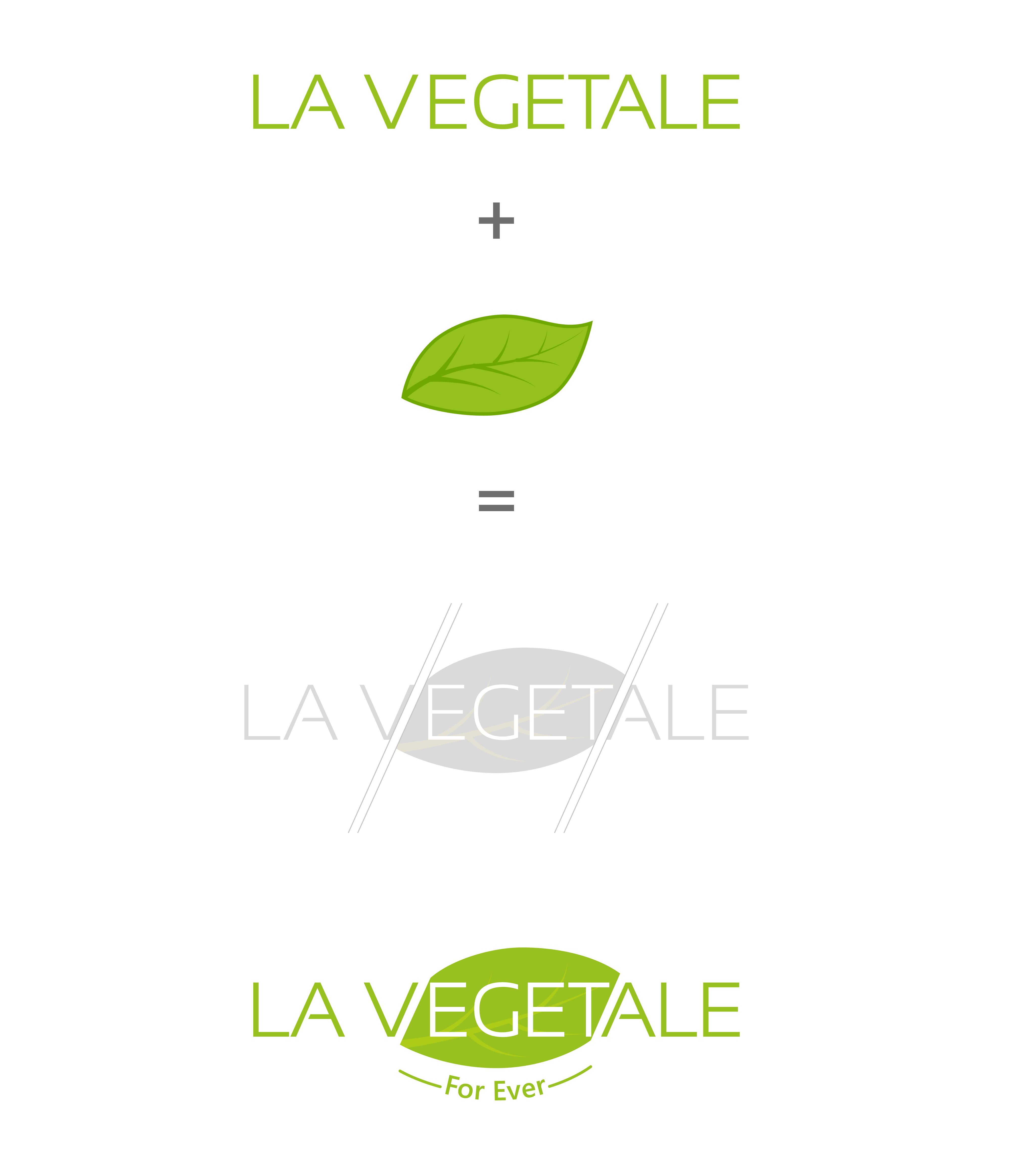 La Végétale For Ever Logo concept