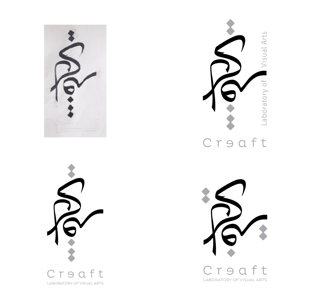 Visual concept Creaft logo design