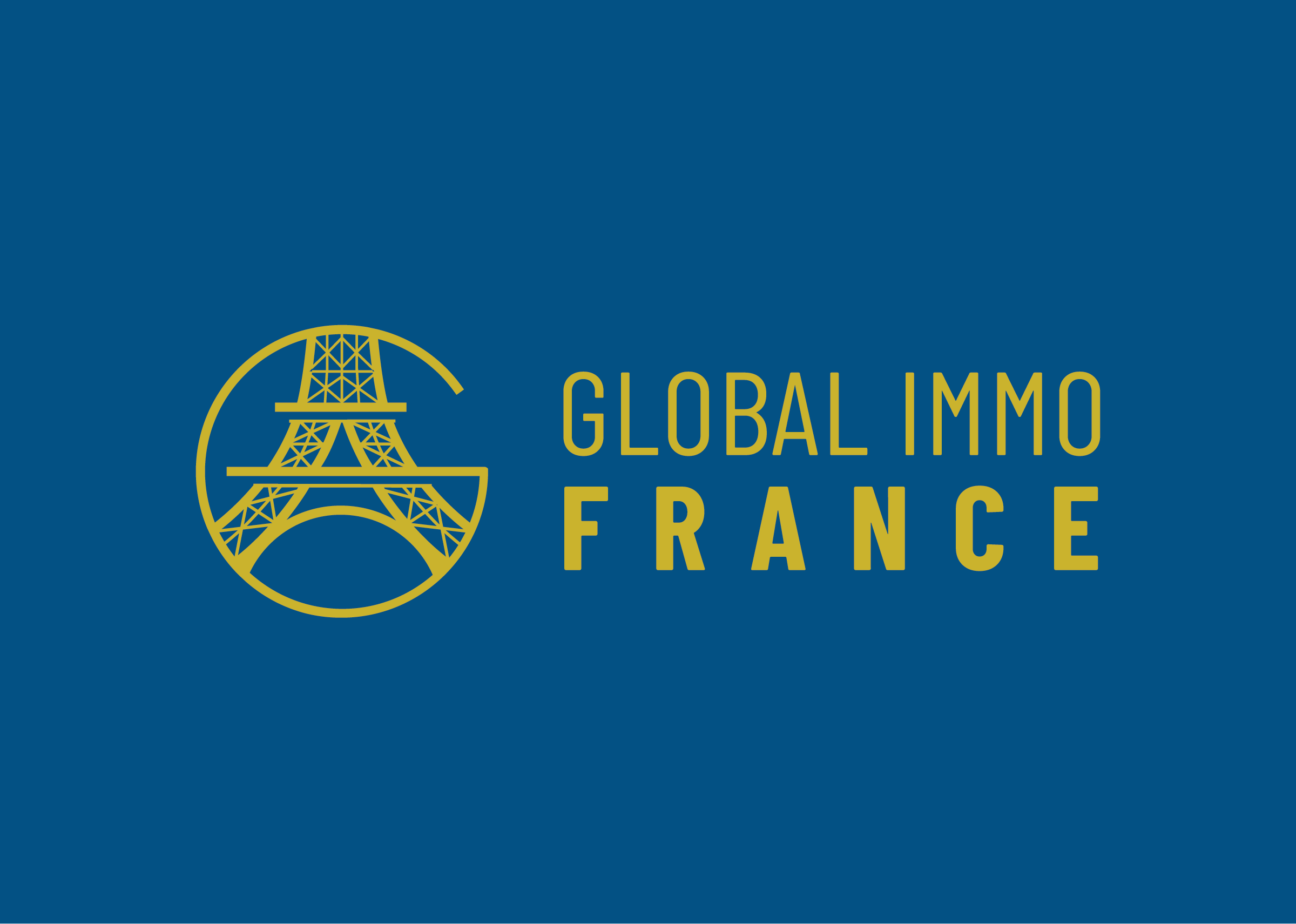 Création de l'identité visuelle Global Immo France