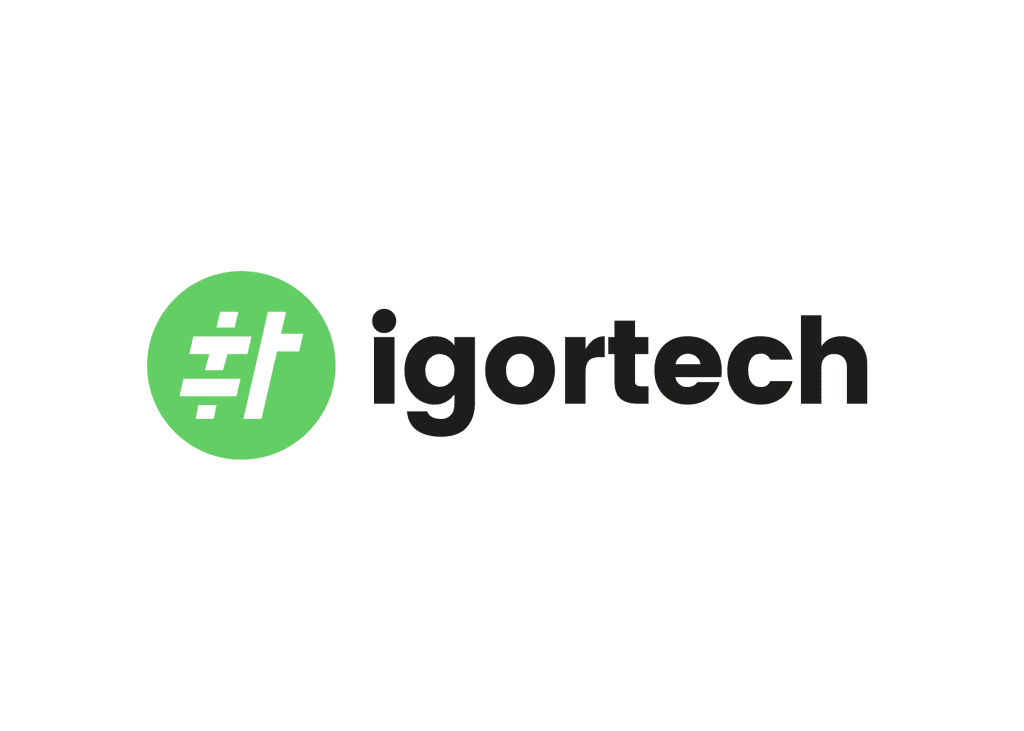 Logo variation - igortech - white