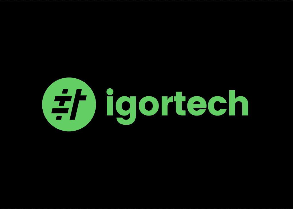 Logo variation - igortech - black